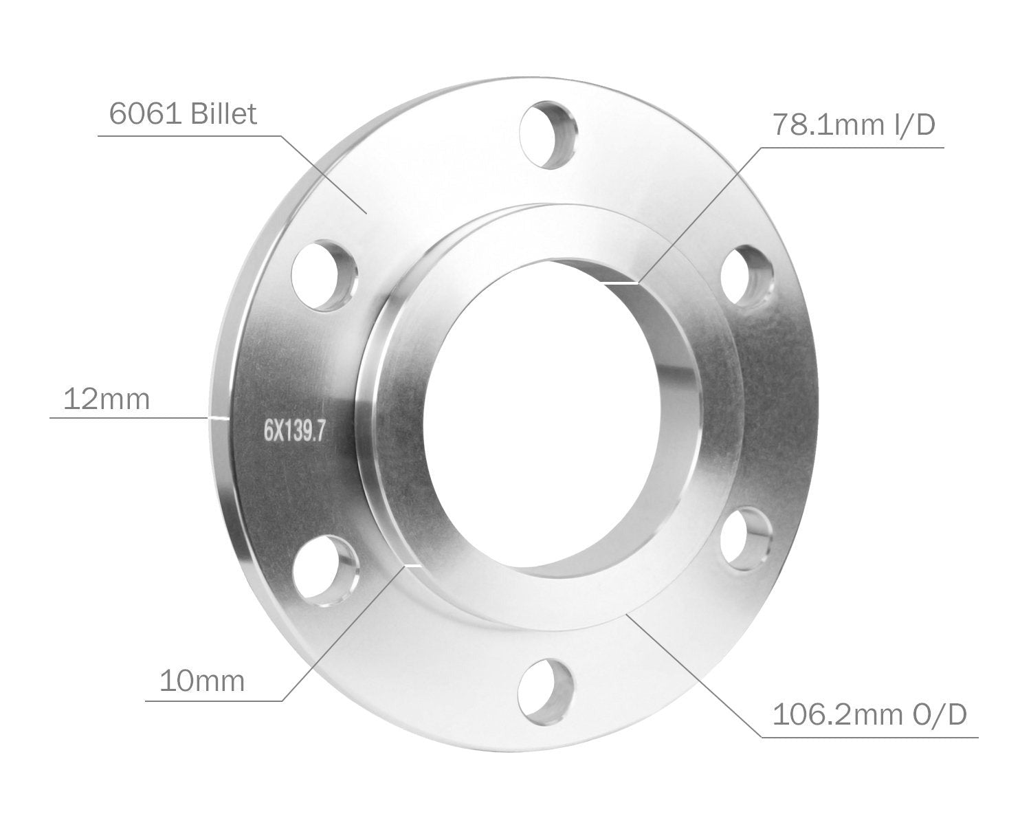 Chevrolet & GMC 1500 Billet AFTERMARKET Wheel Spacer Kits ( Sold As Each )