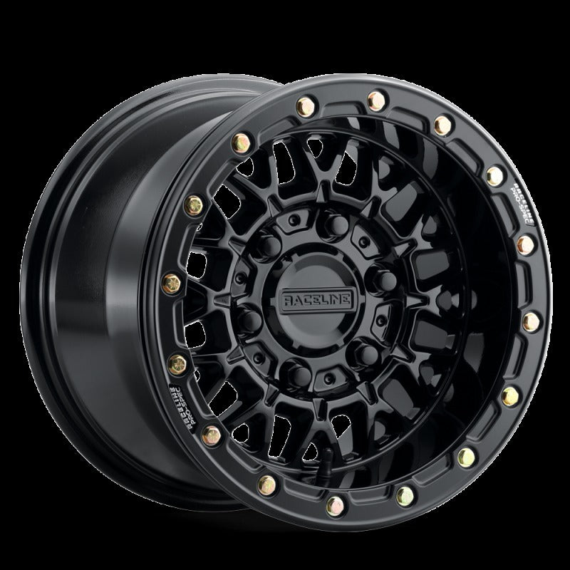Raceline A15 Omega 15x10in / 6x139.7 BP / 25mm Offset / 78.1mm Bore - Gloss Black