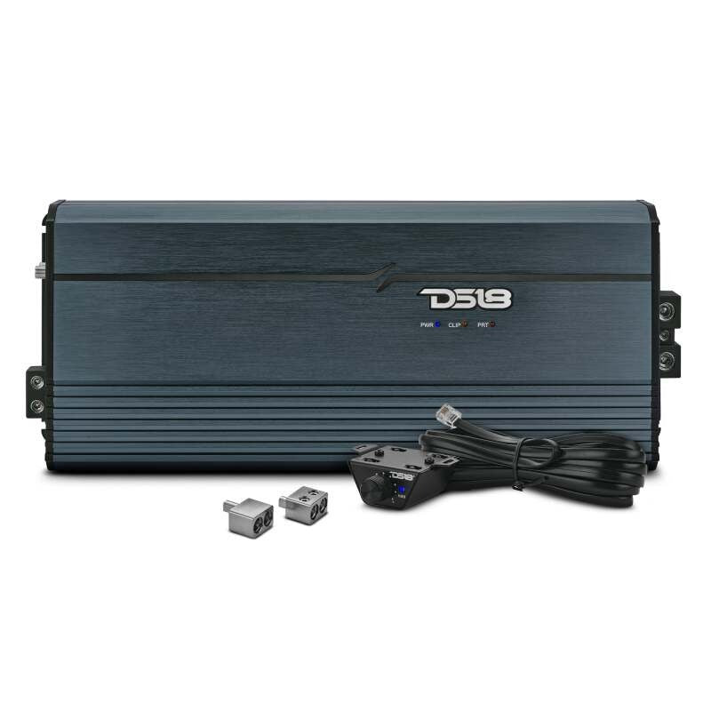DS18 1-Channel Class D Full-Range Monoblock 8000 Watts RMS at1 ohm DPIV1/0 Terminals Incl Titanium