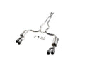 Roush 18-23 Mustang 5.0L V8 Black Tip Cat Back Exhaust Kit (Quad Tip Non-Active)