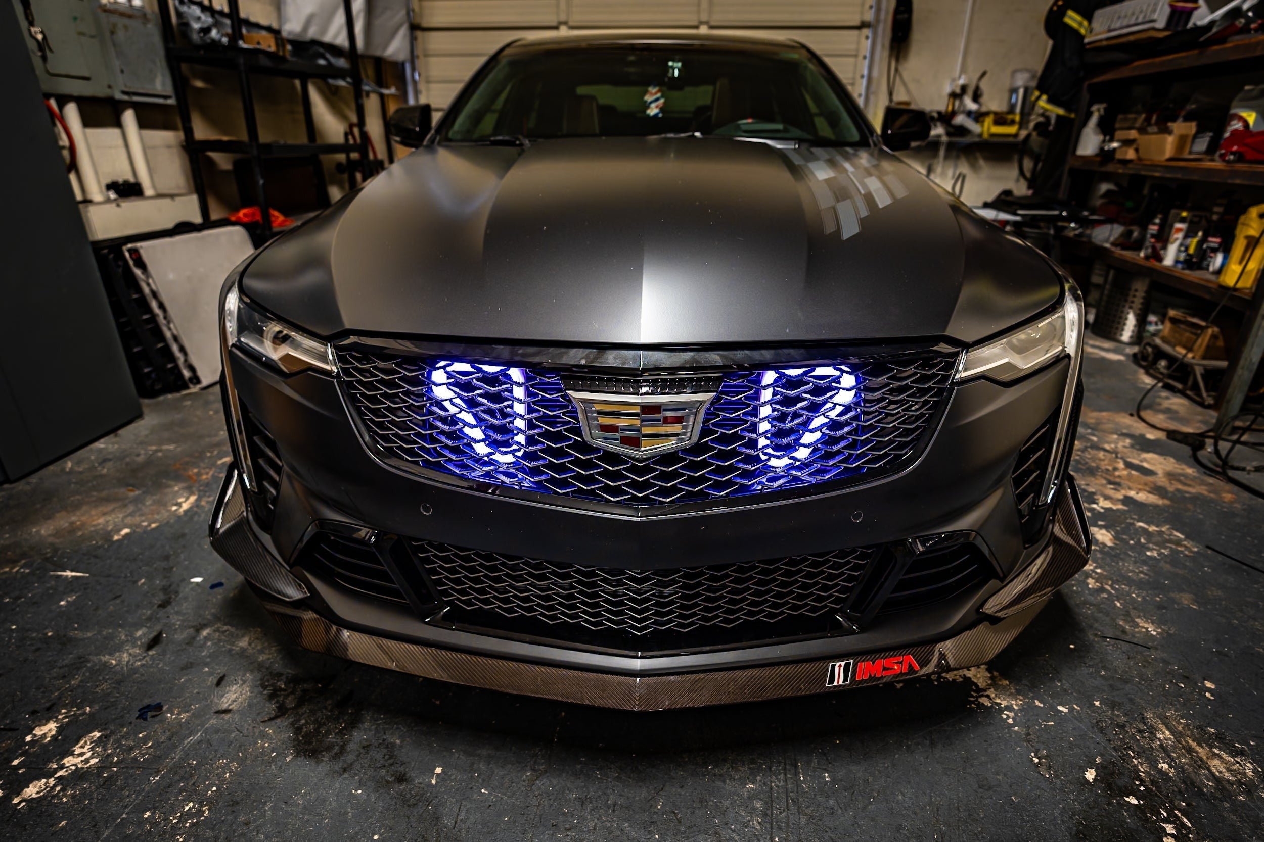 2022+ Cadillac CT4-V Blackwing and CT5-V Blackwing BIG MOUTH LIT KIT | LIT Flares and Controller Only