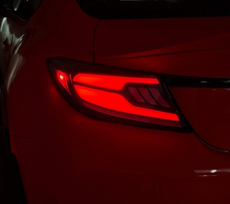 OLM Raiden LED Taillights (Smoke Lens/Red Bar) - 2022+ GR86 / BRZ