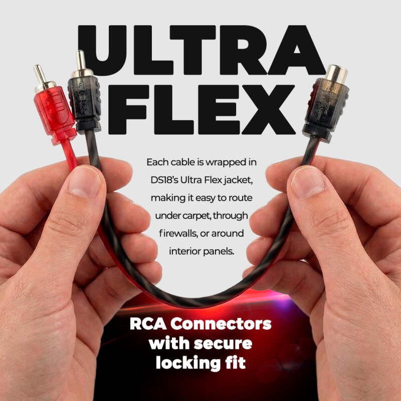 DS18 Level 1 RCA Y Connector 1 Female to 2 Male 10 x Pack