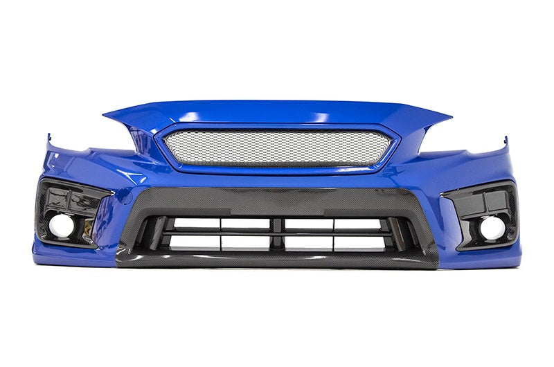 OLM LE Dry Carbon Fiber Lower Bumper Cover - 2018-2020 WRX / STI