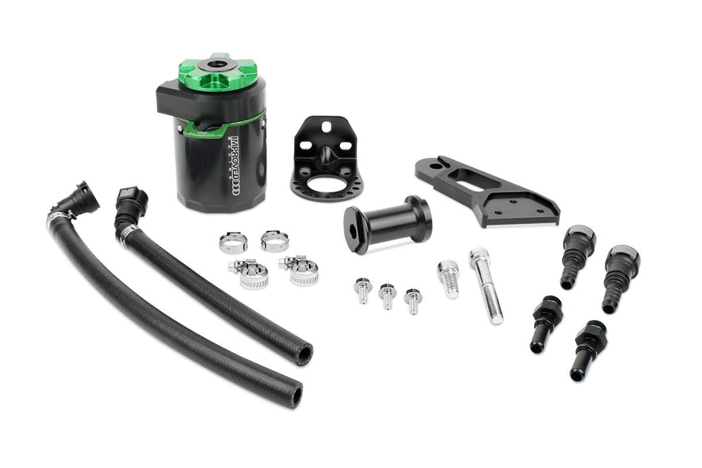 Improved Racing CCS Oil Catch Can Kit for C6 Corvette, 3.5 oz