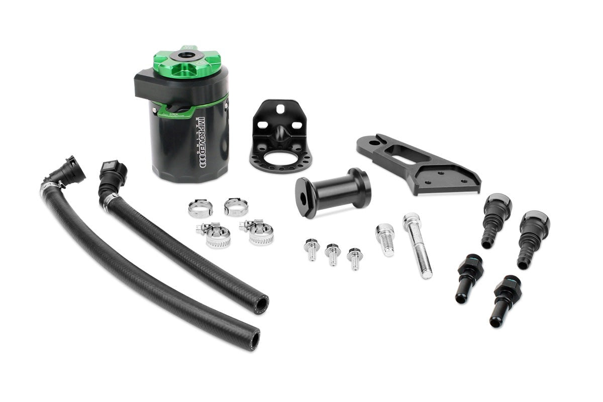 Improved Racing CCS Oil Catch Can Kit for C6 Corvette, 3.5 oz