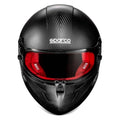 Sparco Stealth RF Helmet - Extra Large - Carbon/Red