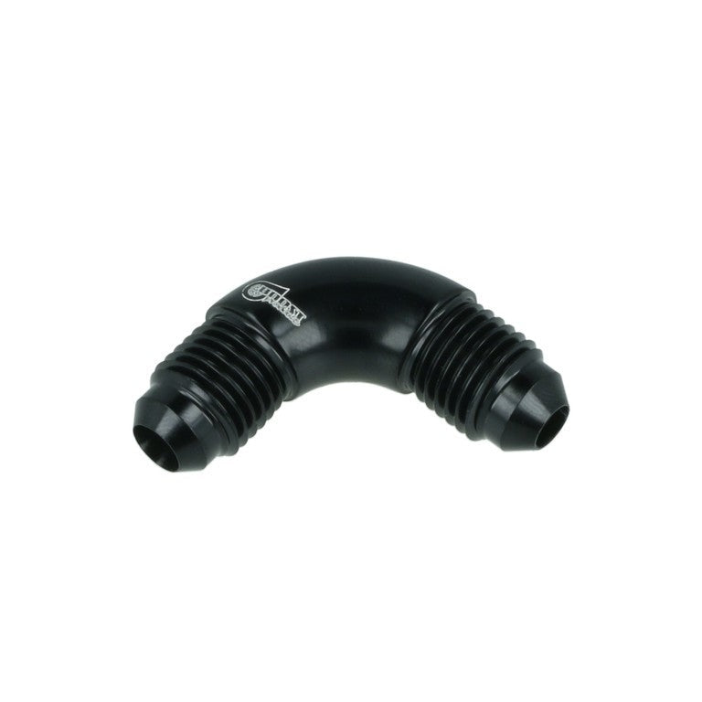 Union Adapter High Flow -AN Male to Male - 90°