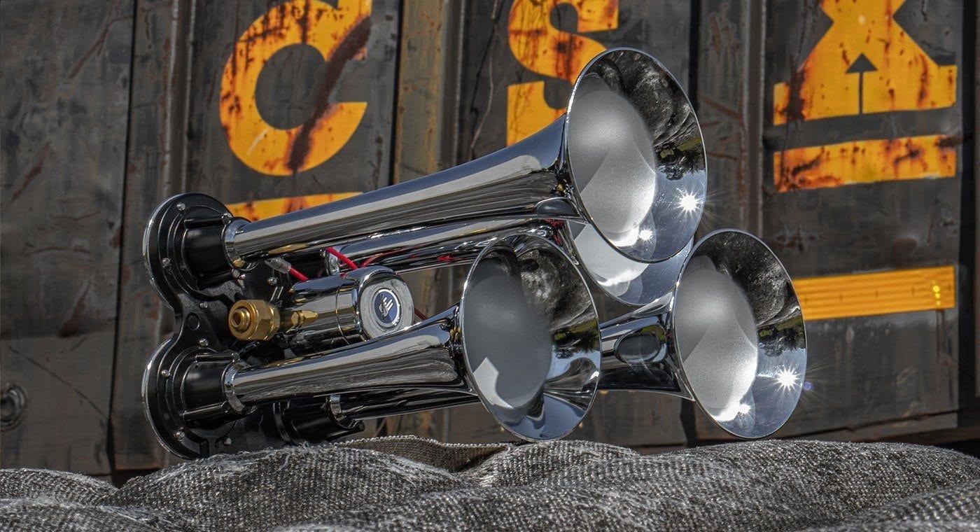 Bullet 232 24-Volt Air Horn Kit