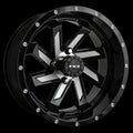 HD Golf Saw 12x7 -14 4x101.6mm 68.2mm Gloss Black/Milled Face