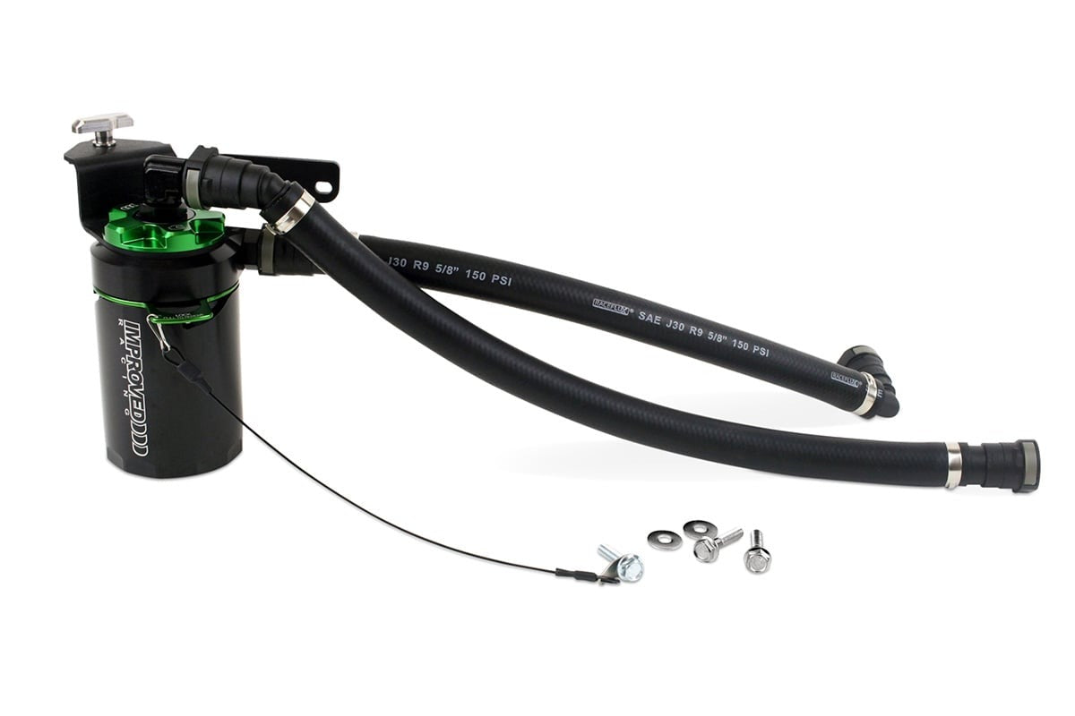 Improved Racing CCS Oil Catch Can Kit for Dodge Durango SRT Hellcat & Jeep Cherokee Trackhawk