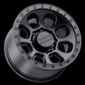 Raceline 961B Bolt 17x9in / 8x165.1 BP / -12mm Offset / 130.81mm Bore - Satin Black