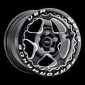 Weld S904 17x10 Ventura Beadlock 5x114.3 ET 49 BS 7.42 Gloss BLK MIL DIA 78.1