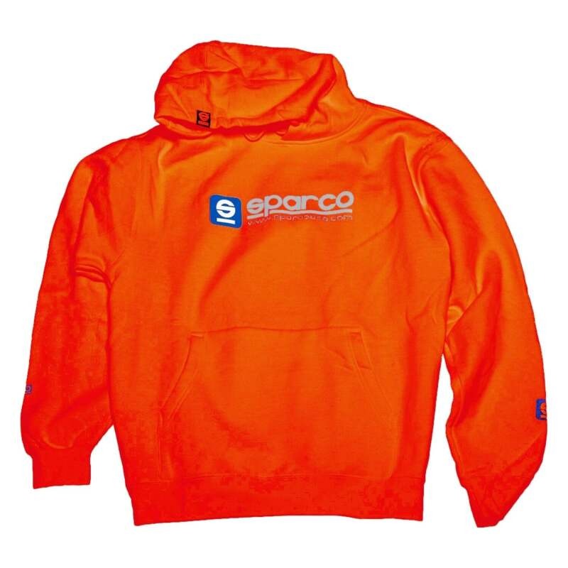 Sparco Sweatshirt Hooded WWW Orange LRG