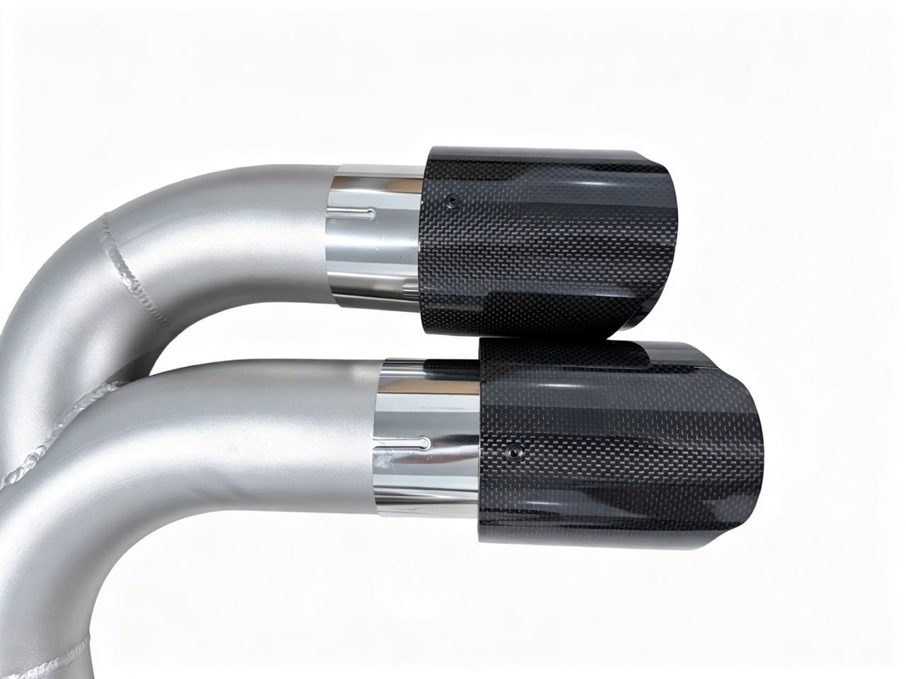 SPDZ1 C8 Corvette Z-Flow Race Exhaust – 3D-Printed High-Flow Z-Pipe | Carbon Fiber Quad Tips | 20% Lighter