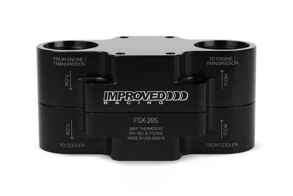 Improved Racing Flow Series Extreme -16AN Engine Oil Cooler Thermostat, 205°F