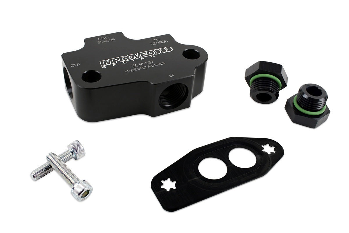 Improved Racing C7 Corvette LT1, LT4, LT5 Oil Cooler Adapter