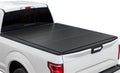 Access LOMAX 2022+ Rivian R1T 4ft 6in Bed (w/ OEM Tonneau Track) Tri-Fold Cover - Matte Black