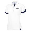 Sparco Polo Lady Corporate MED White