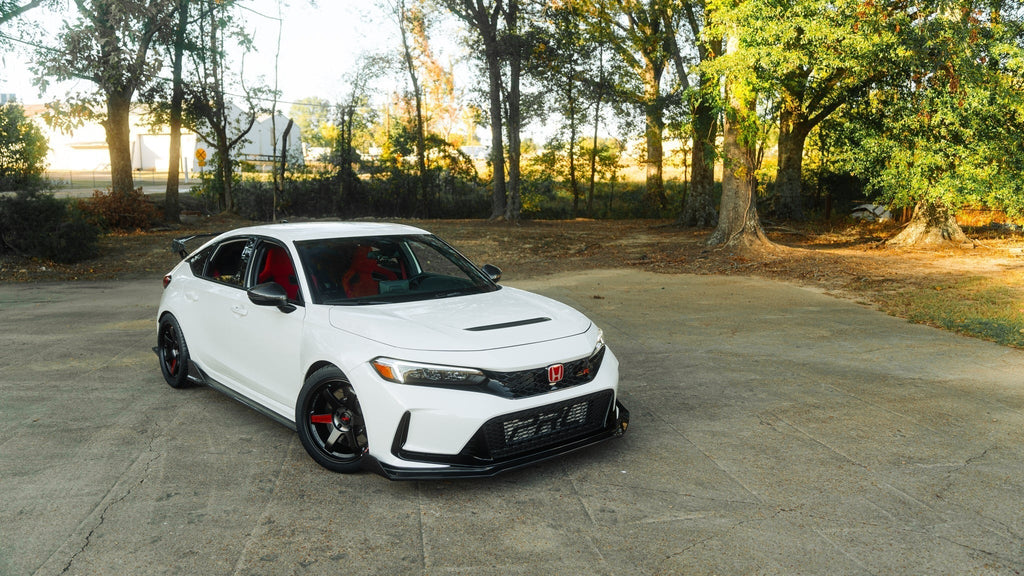 OLM Full Replacement Carbon Fiber Mirror Covers w/Turn Signal - 2022+ Honda Civic / Type R / 2023+ Acura Integra