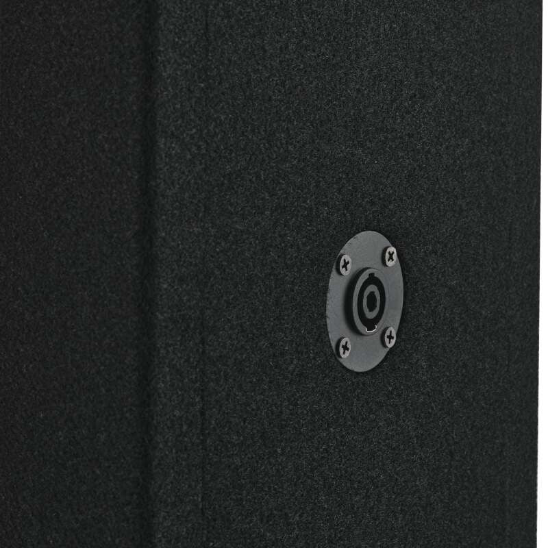 DS18 Ported Enclosure 2x 12in Mids 2x 3.6in Tweeters & 1 x 5.7in Horn Diffuser -Black Carpet