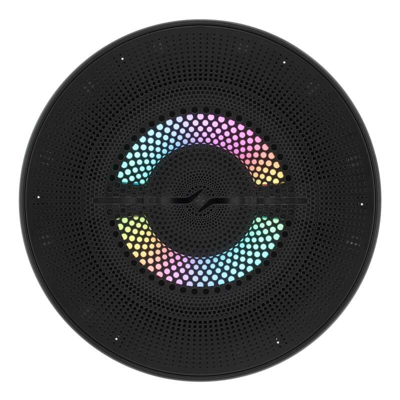 DS18 6.5in 2-Way 150 Watts RMS 4ohm Digital LED Lights Bullet Tweeter Black