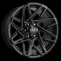 HD Offroad Canyon 20x9 +15 6x120/6x139.7mm 106.2mm Gloss Black/Milled Edge