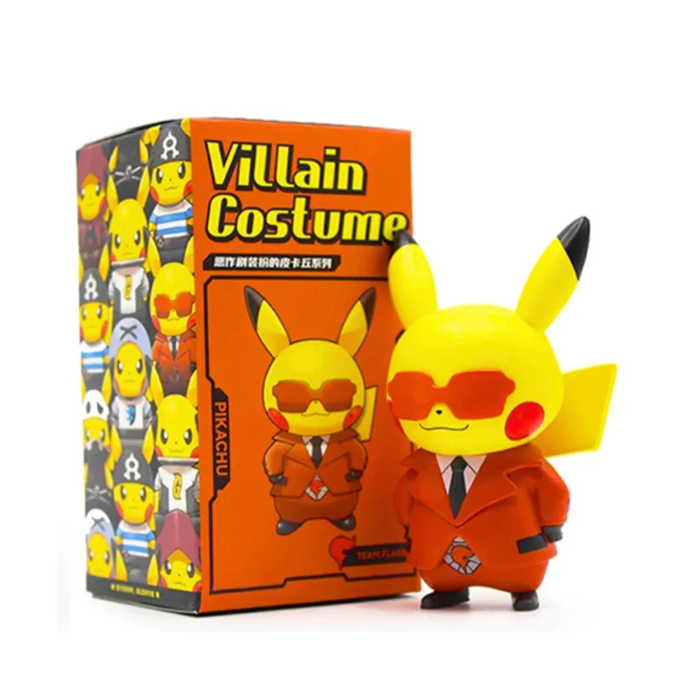 Pokémon Pikachu Villain Costume Series Figurine (Random)