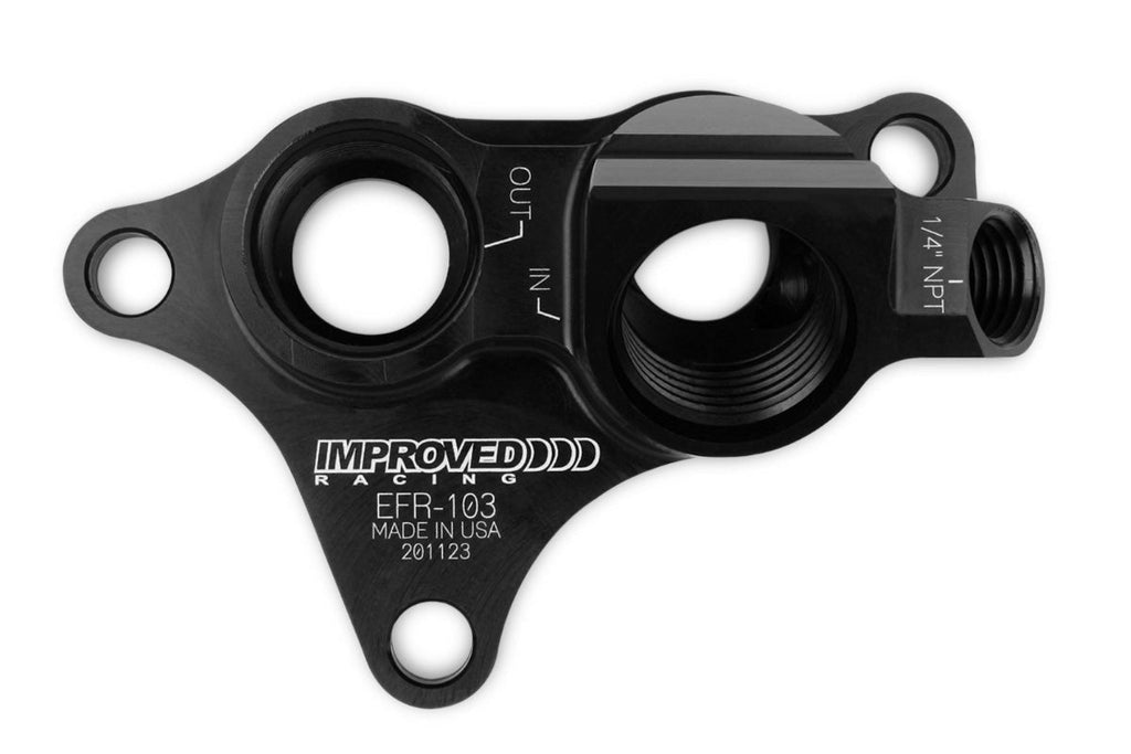 Improved Racing Remote Oil Filter Adapter for Gen 1 Ford 5.0 Coyote Engine