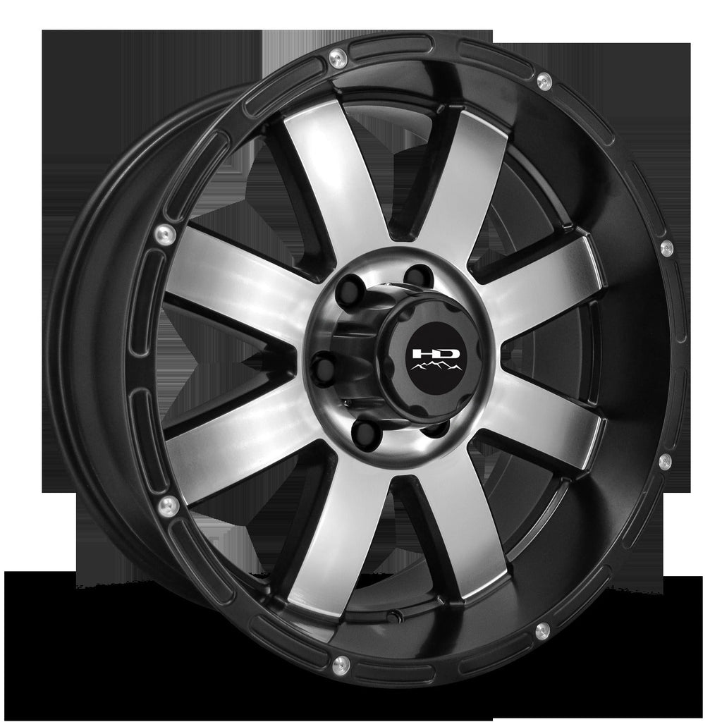 HD Off-Road 8-Point | Satin Black Machined Face