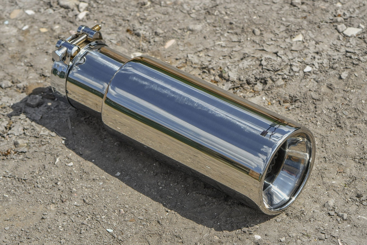 HD Off-Road Polished Stainless Steel Universal Exhaust Tips