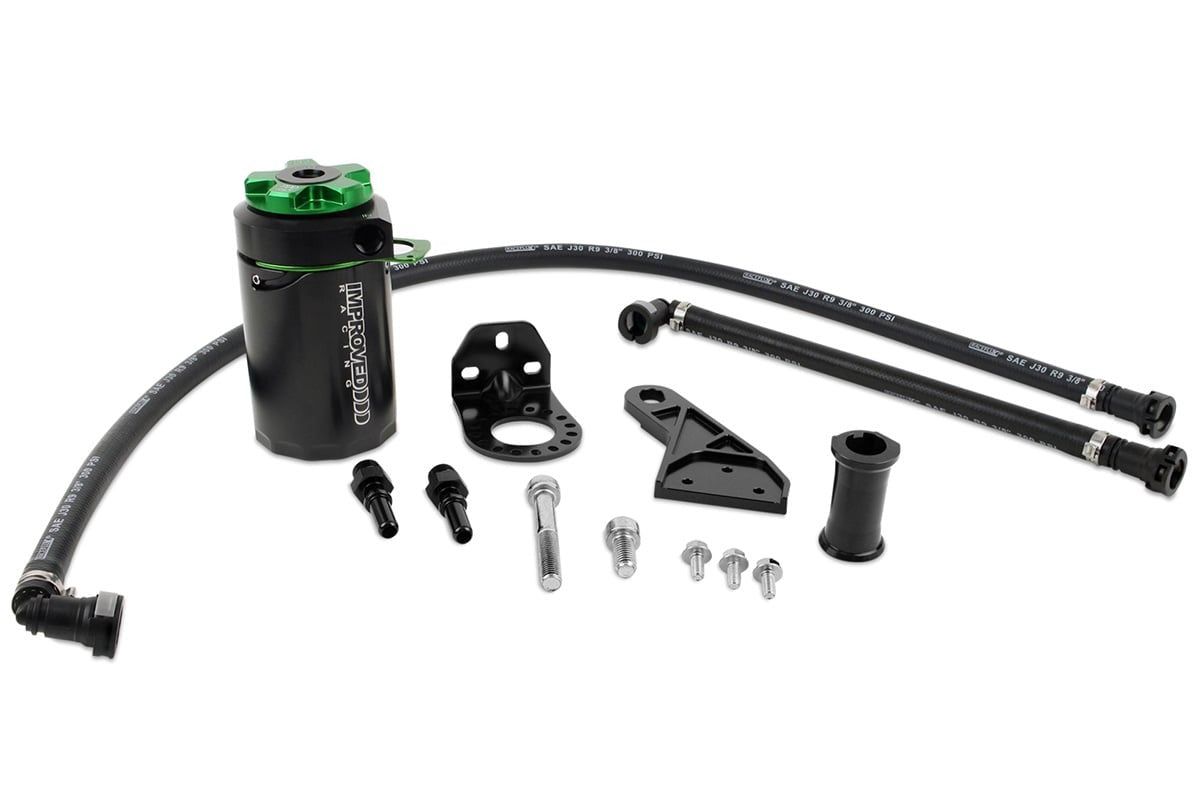 Improved Racing CCS Oil Catch Can Kit for Gen 5 Camaro SS w/ L99 Engine (Auto Trans)