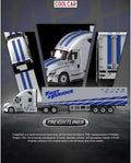 1:64 Freightliner "Fast & Furious" Silver-Blue livery CONTAINER TRUCK (Diecast car model) CC800117