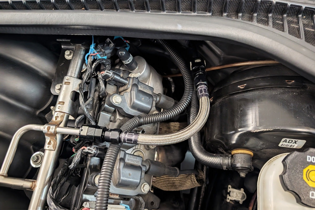 Improved Racing C6 Corvette Fuel Rail Feed Hose