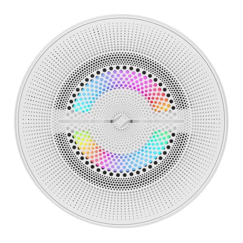 DS18 6.5in 2-Way 150 Watts RMS 4ohm Digital LED Lights Bullet Tweeter White