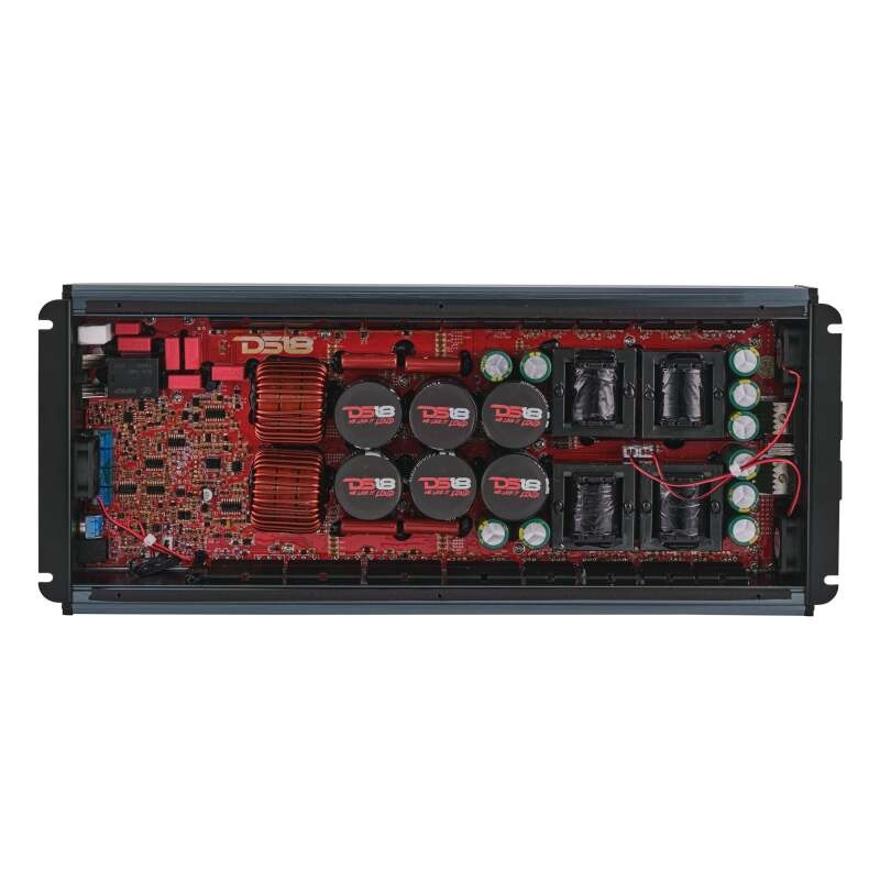DS18 1-Channel Class D Full-Range Monoblock 8000 Watts RMS at1 ohm DPIV1/0 Terminals Incl Titanium