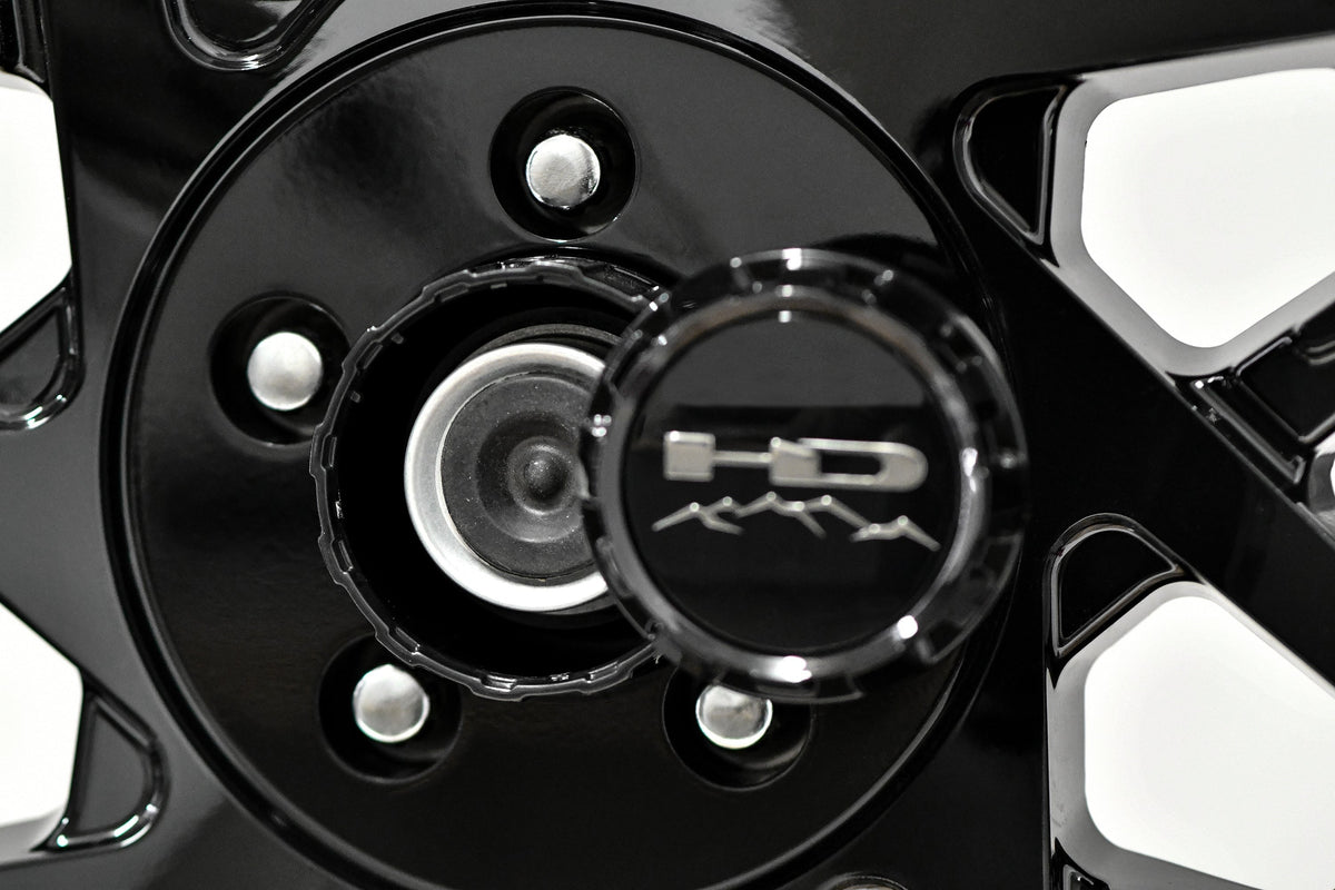 ( 5-LUG ) PUSH THROUGH HD TRAILER WHEEL CENTER CAPS