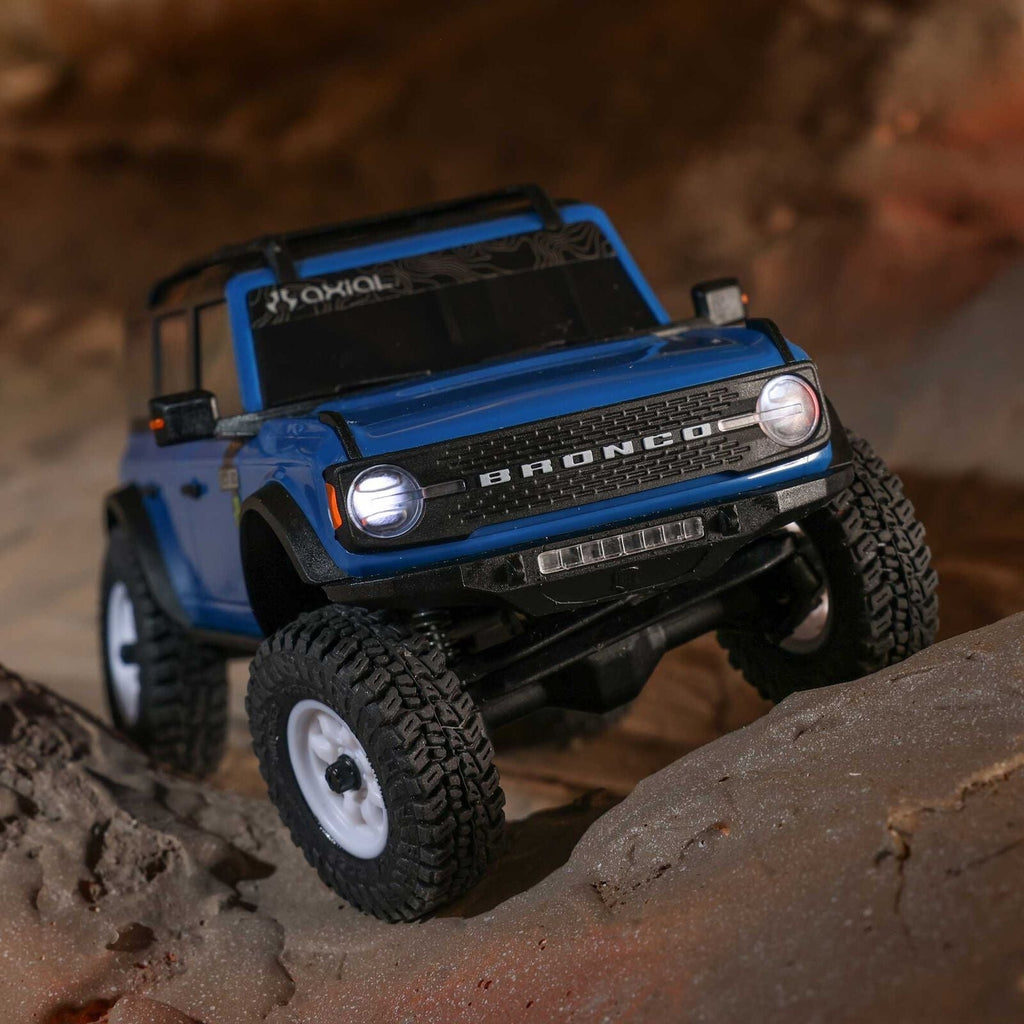 1/30 SCX30 Ford Bronco 4X4 RTR Brushed Rock Crawler (Battery & Charger Included)