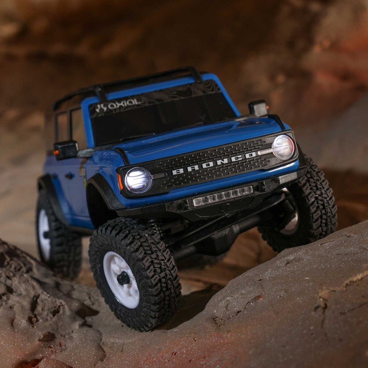 1/30 SCX30 Ford Bronco 4X4 RTR Brushed Rock Crawler (Battery & Charger Included)