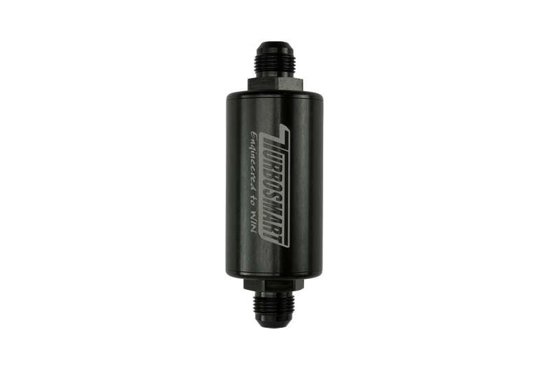 Turbosmart 10um 10AN Inline Fuel Filter - Black