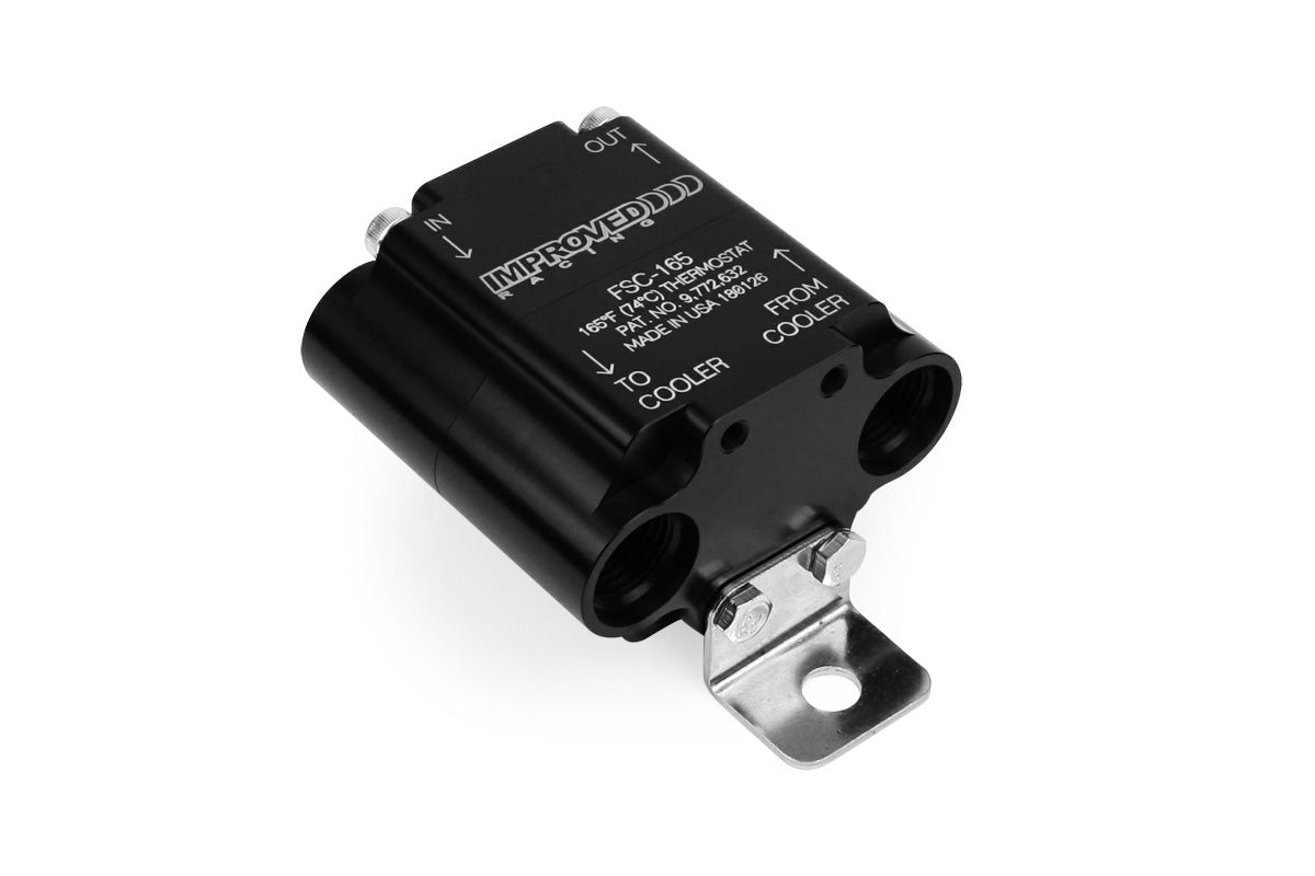 Improved Racing Compact High-Flow Engine & Transmission Oil Cooler Thermostat, 135°F