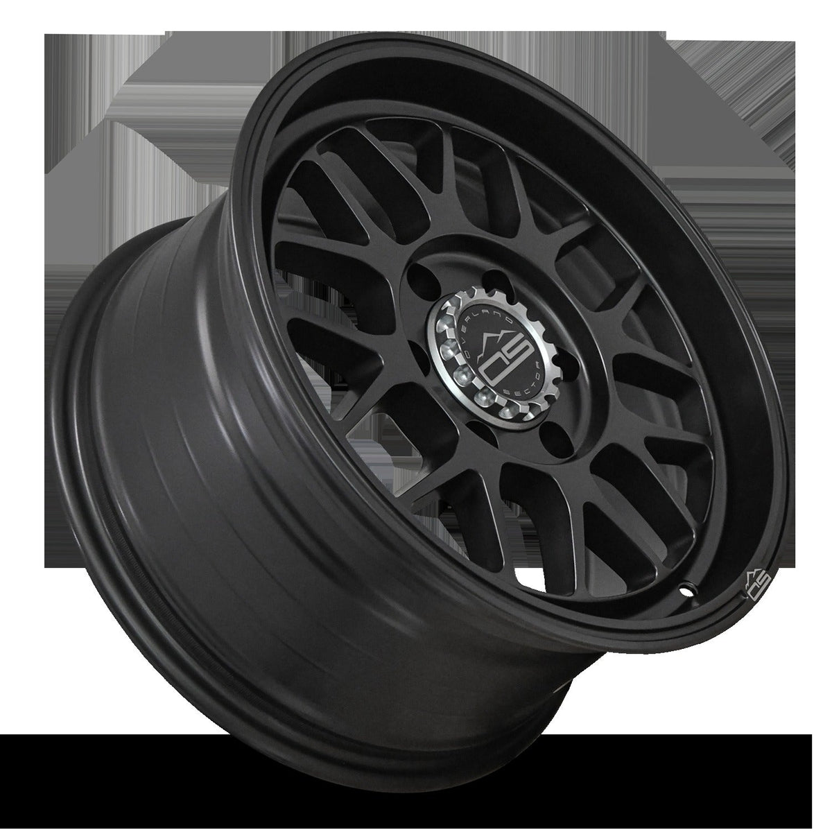 Overland Sector Hyperdrive Flow Formed 17x8.5 +25 6x139.7 106.1mm All Satin Black