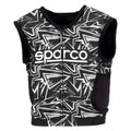 Sparco Vest SJ Pro K-3 XL - BLK/WHT