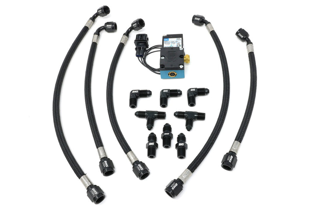 Steel Braided Hard Line Upgrade Kit for KLM Big Turbos