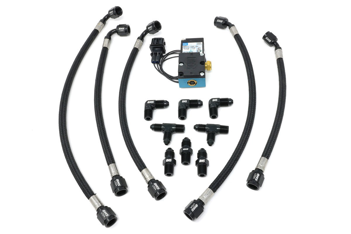 Steel Braided Hard Line Upgrade Kit for KLM Big Turbos