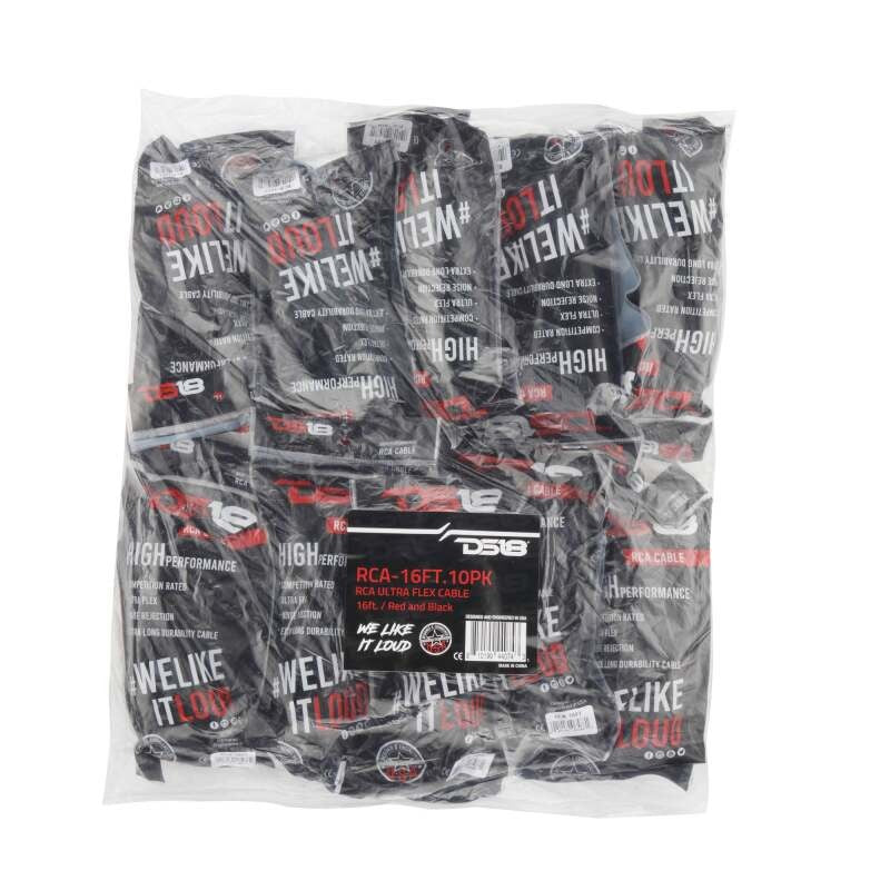 DS18 Level 1 RCA 16-Feet 10 x Pack