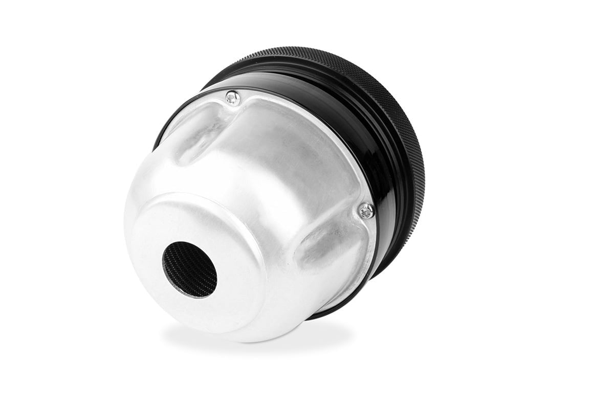 Improved Racing CCRZ Competition Recirculated High-Flow Oil Catch Can, 0.1 Liter (0.1 Qt)