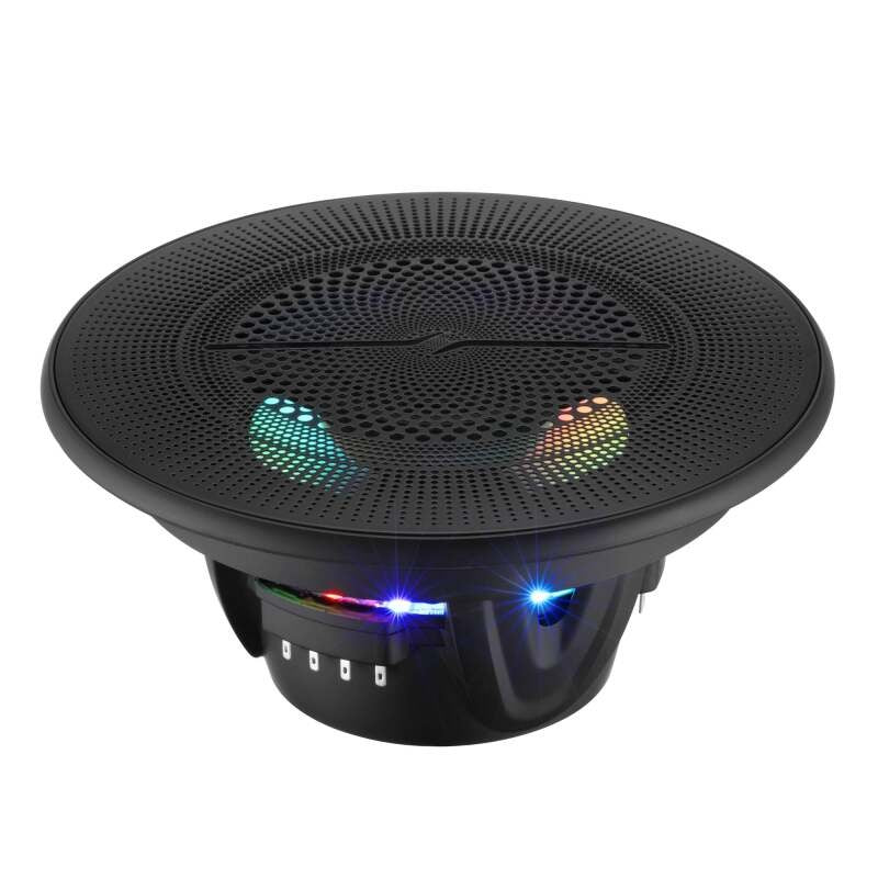 DS18 6.5in 2-Way 150 Watts RMS 4ohm Digital LED Lights Bullet Tweeter Black