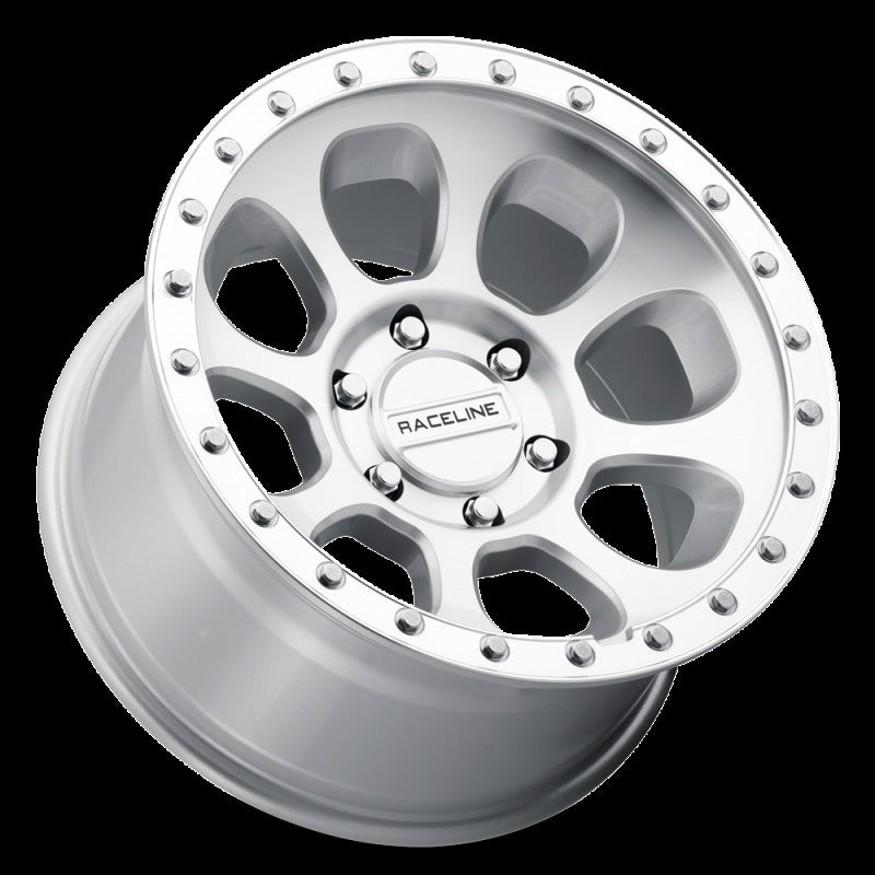 Raceline 961MC Bolt 17x9in / 5x127 BP / -12mm Offset / 78.1mm Bore - Machined Cc