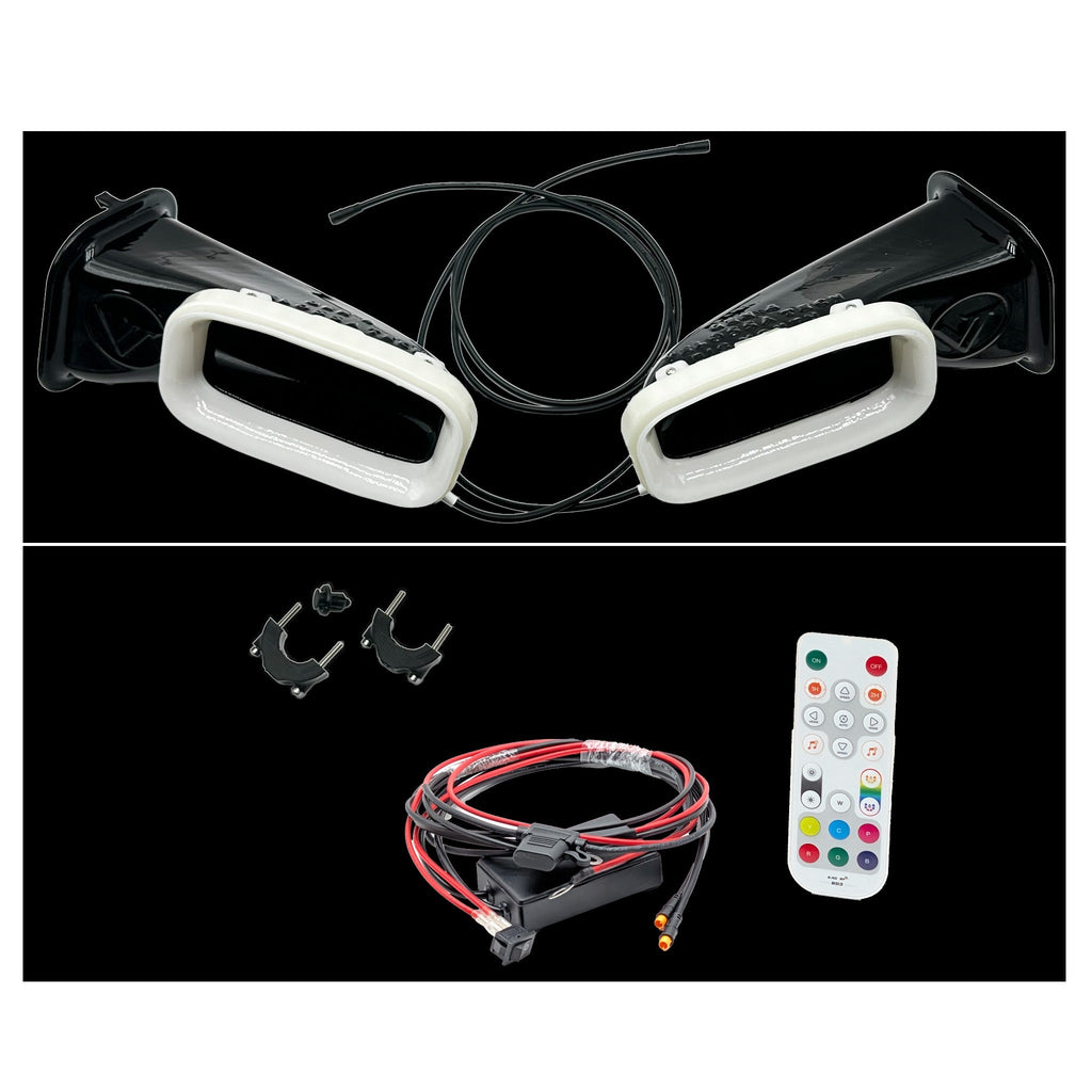 2020-2021 BMW X3 M and X3 M Competition (F97) Dual BIG MOUTH LIT KIT Ram Air Intake Snorkels